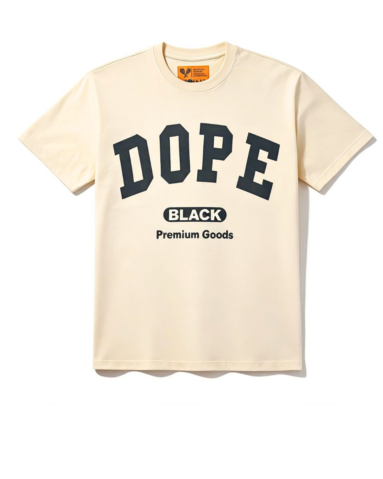 DOPEblack 'illie logo 2' T-shirt (cream)