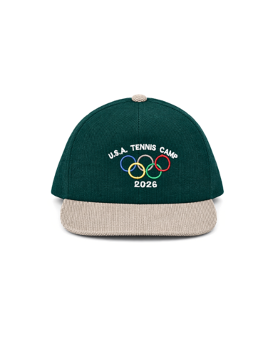 DOPEwhite 'U.S.A Tennis Camp' Cap (Green)