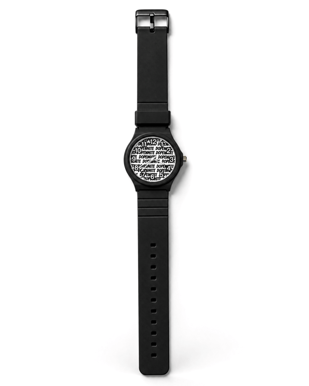 DOPEwhite moodie Watch Black side profile